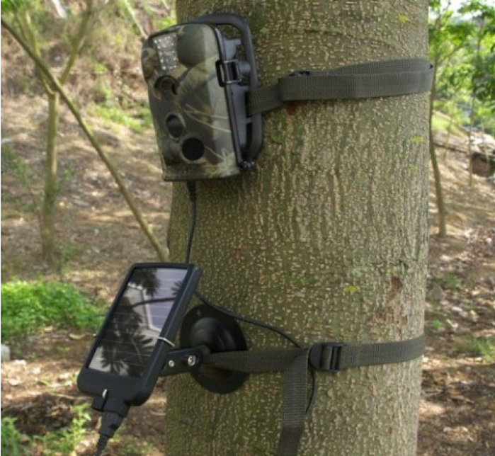 Солнечное зарядное устройство для охотничьих фотокамер