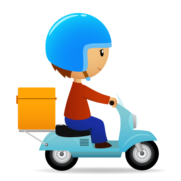 moto delivery xanh