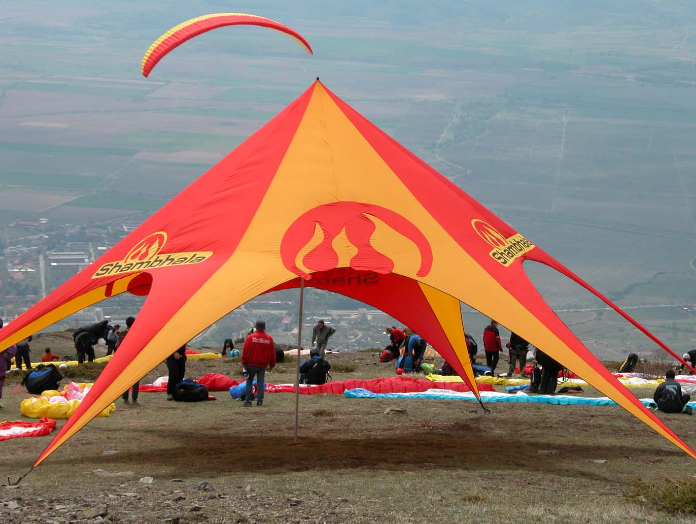 Advertising tent-tent