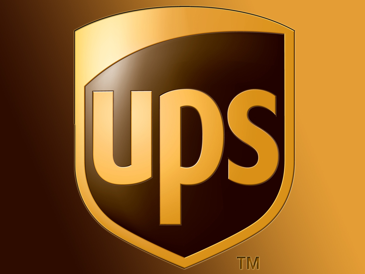 Perusahaan transportasi UPS.
