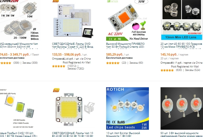 Dielectric washers on Aliexpress