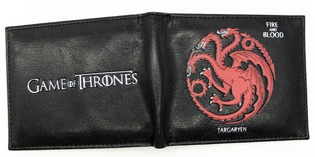 Wallet with a symbols of the series