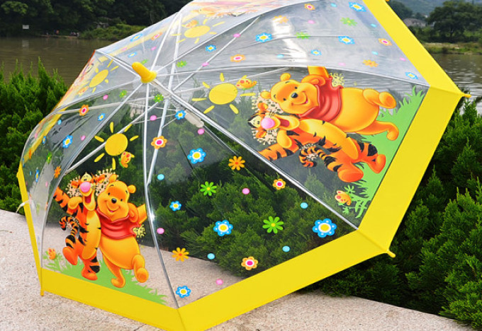 Umbrella with Winnie Pooh