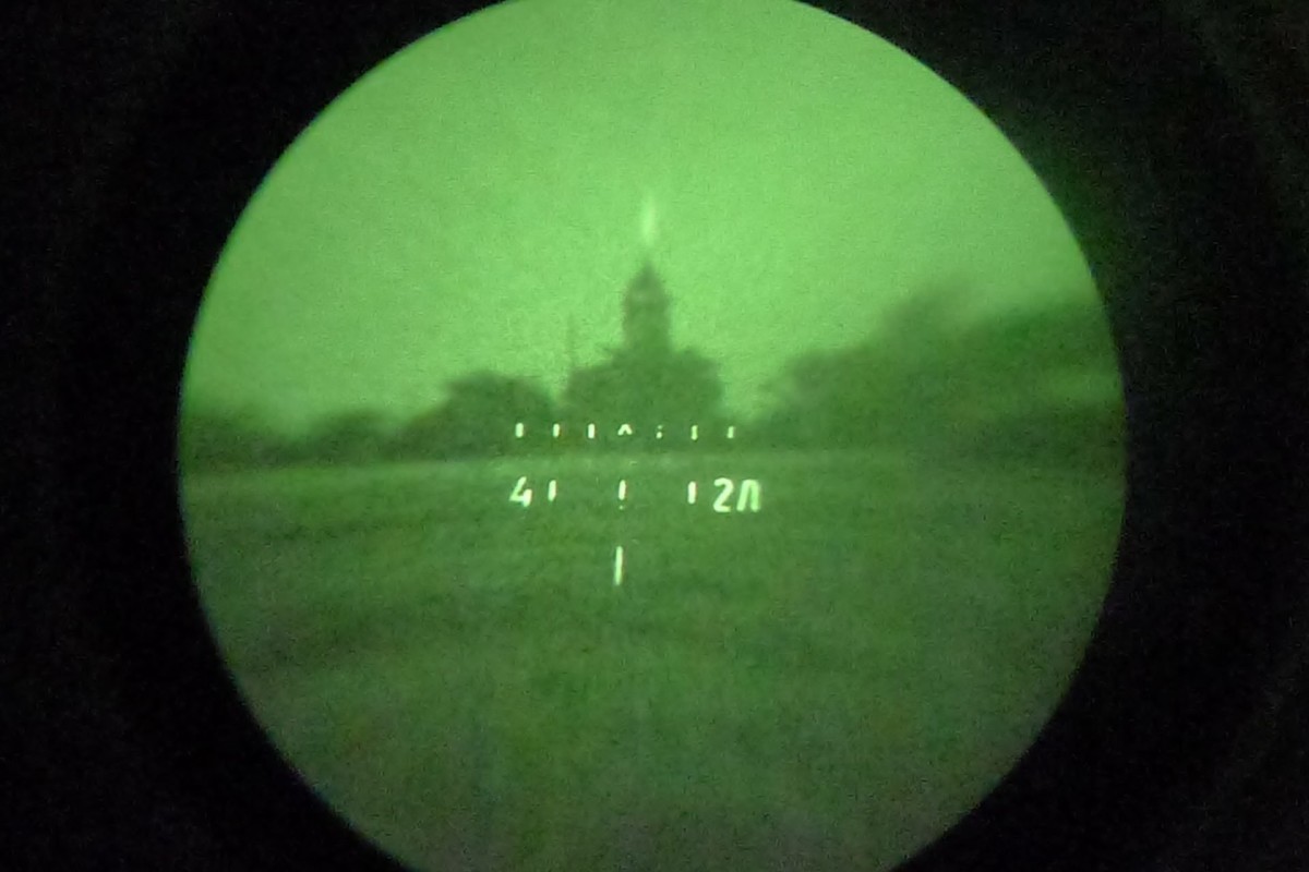 View from the night sight