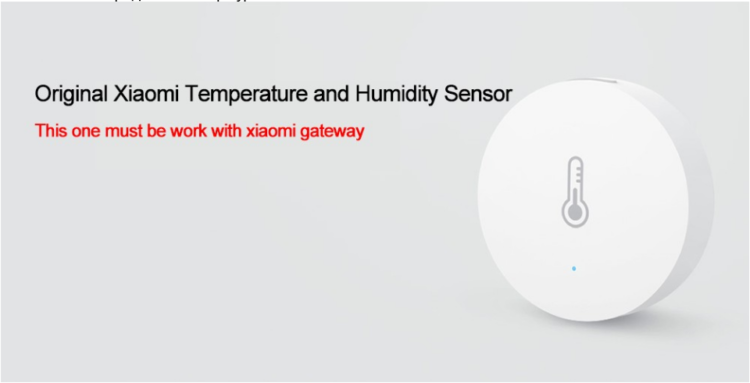 Xiaomi temperature sensors for AlExpress