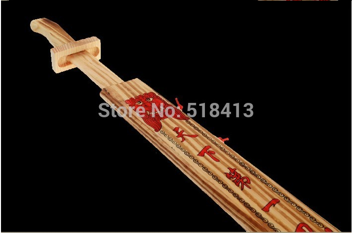 Wooden sword with sheath