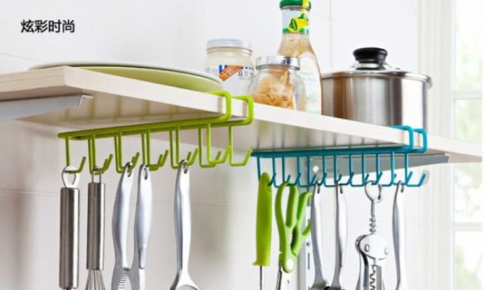 Hooks for kitchen utensils