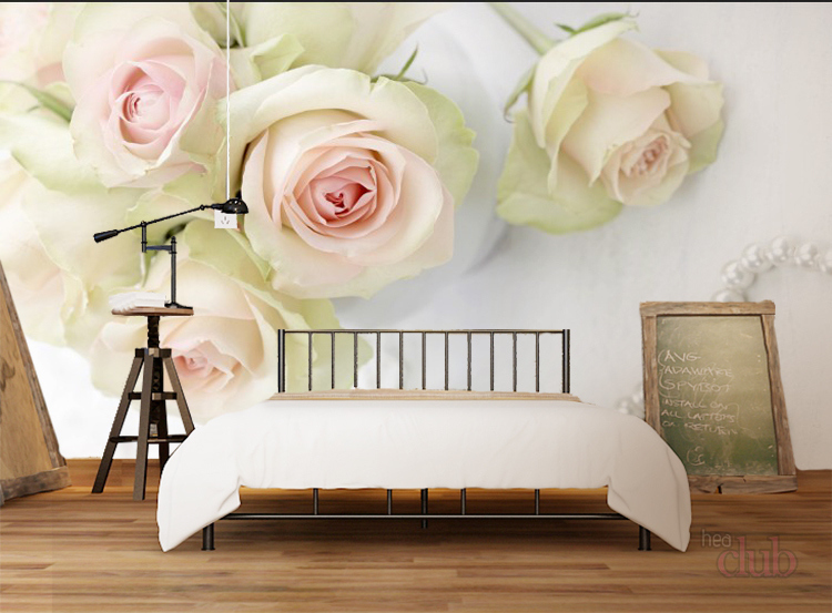 Wall mural with flowers on Aliexpress