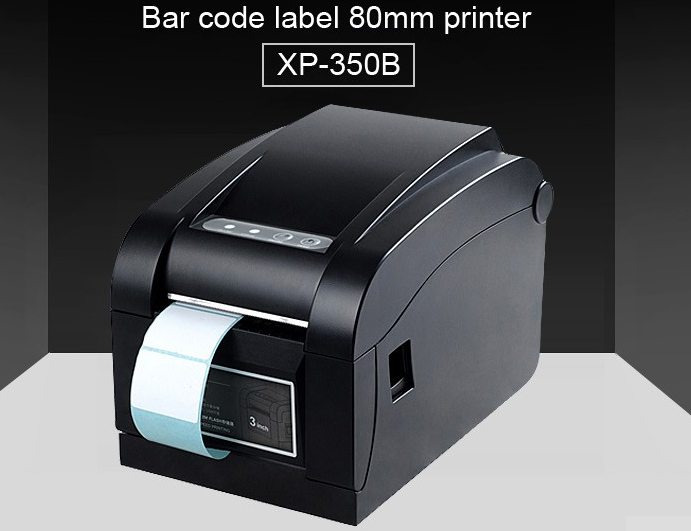 Machine for printing barcodes
