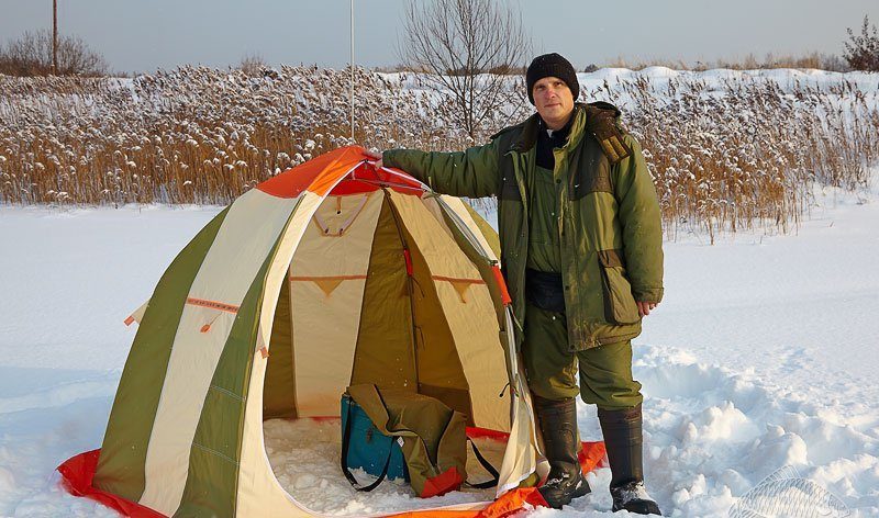Winter fishing tent