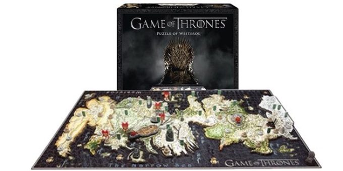 3D puzzle with westeros card