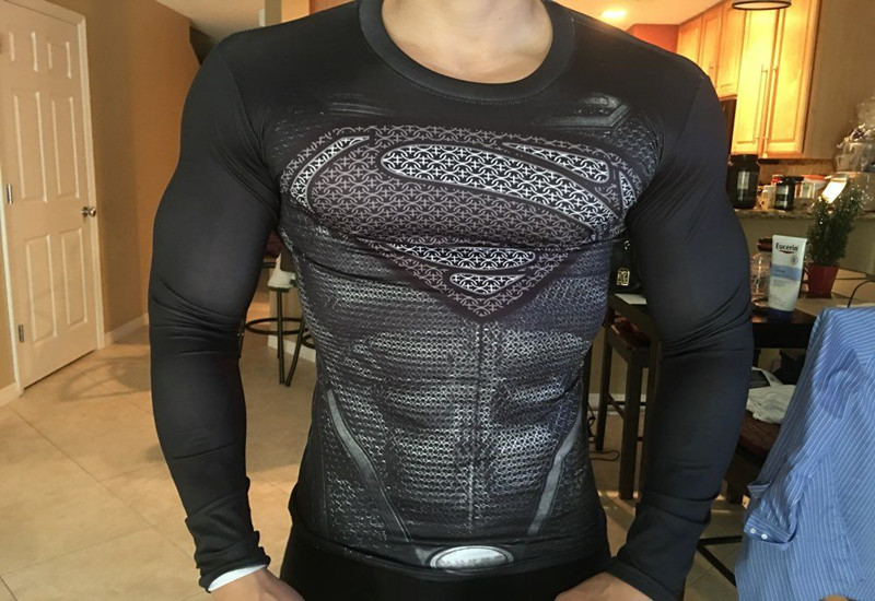 Мъжка супергерой тениска
