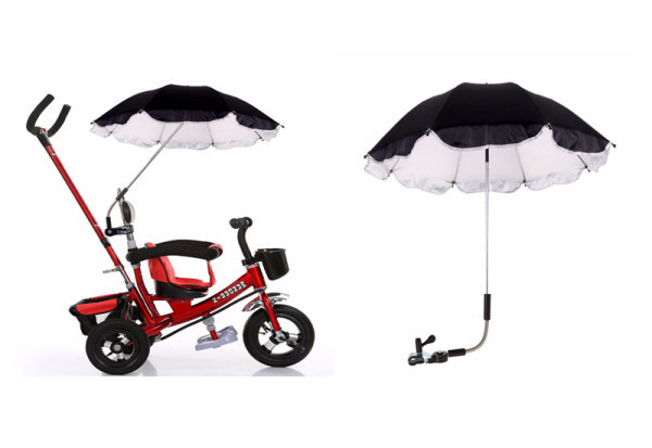 ველოსიპედით ან stroller ქოლგა