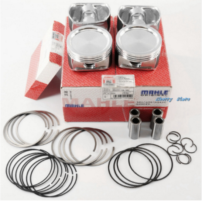 Piston set and rings