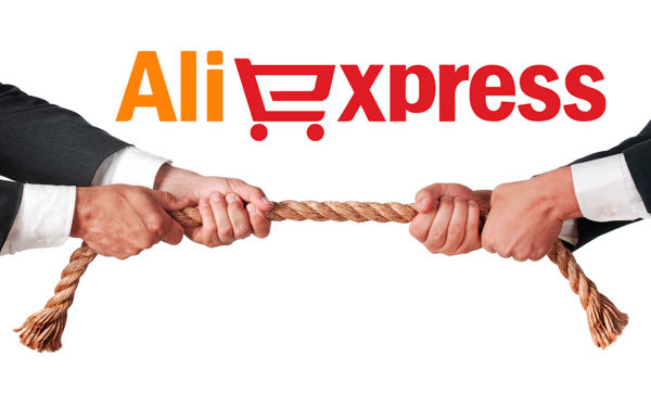 اختلاف نظر در AliExpress
