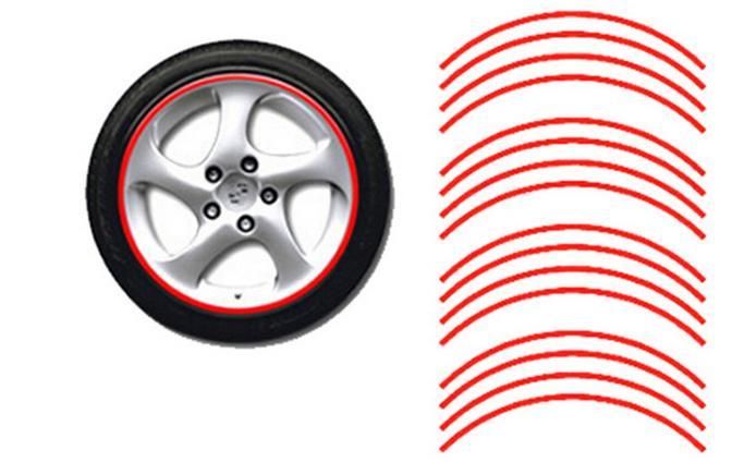 Adhesive strips for wheels