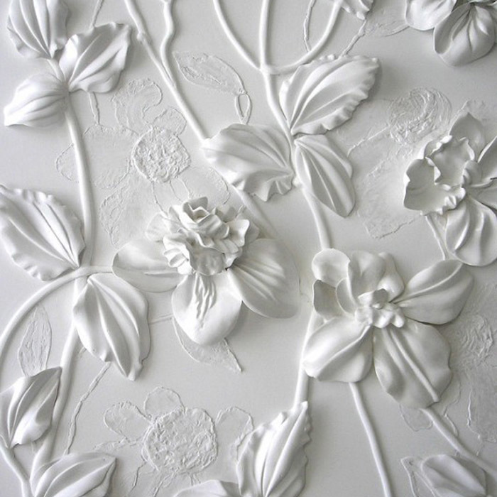 Panel in the form of flowers