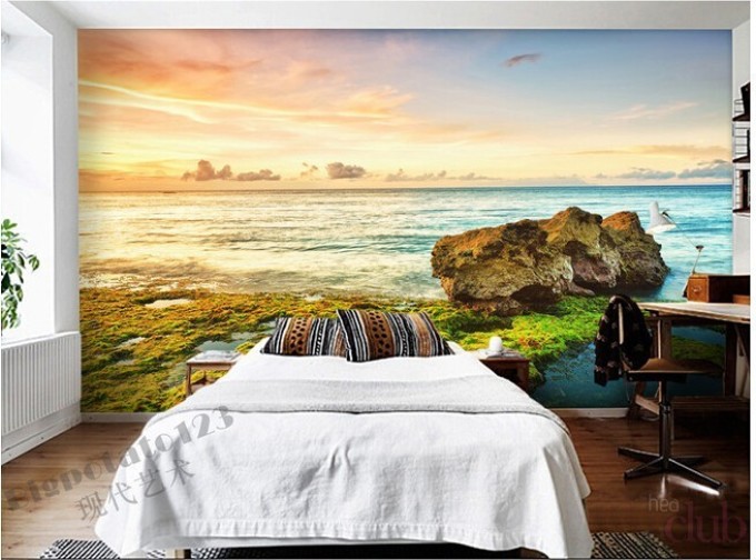 Wall mural with nature