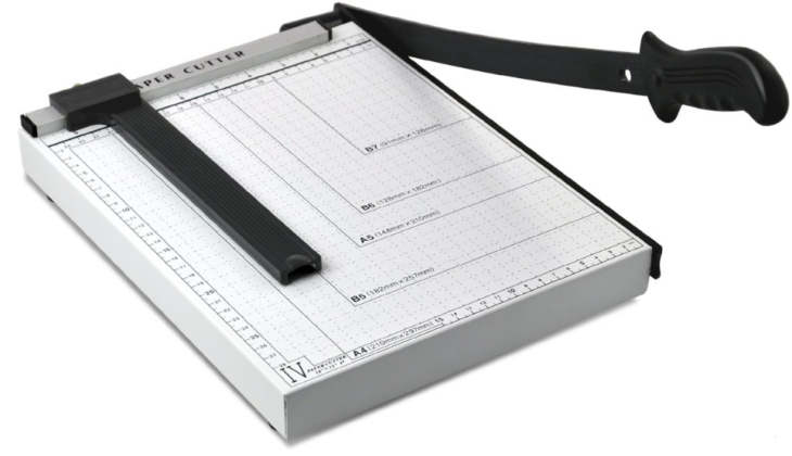 Tablet for cutting paper