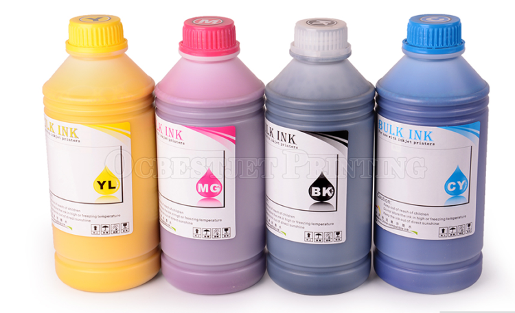 Бутылки с краской для принтера epson