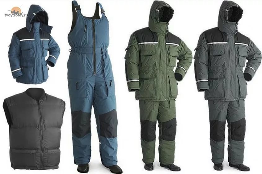 Costume for winter fishing
