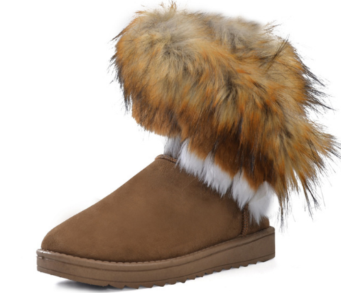 Women's Winter Boots with Fur Finish on Aliexpress