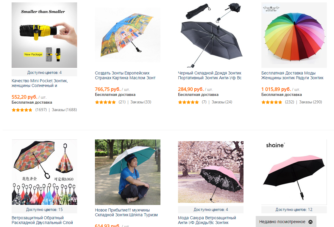 Polyester umbrella
