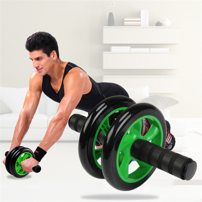 Two-wheeled gymnastic roller