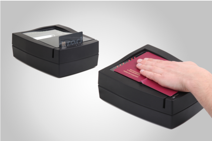 Passport scanner with 24-bit processor