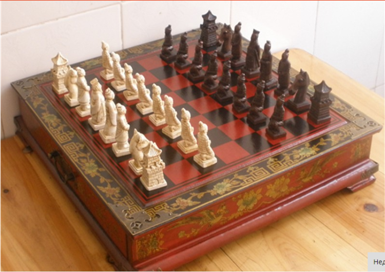 Collectible wooden chess
